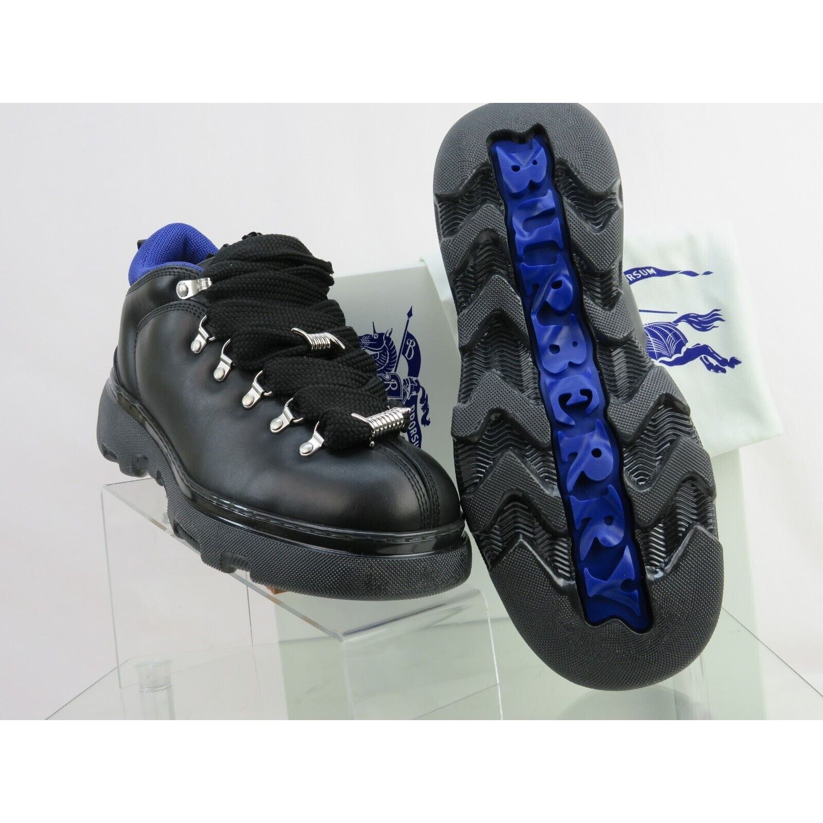 Burberry BURBERRY TREK BLACK LEATHER LACE HIKING BOOTS US 8 41 IT $1K Size US 8 / EU 41 - 18 Thumbnail