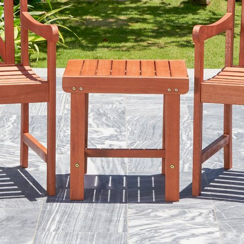 Designer × Homemade Caladesi Poolside Wood Side Table Size US L / EU 52-54 / 3 - 6 Thumbnail