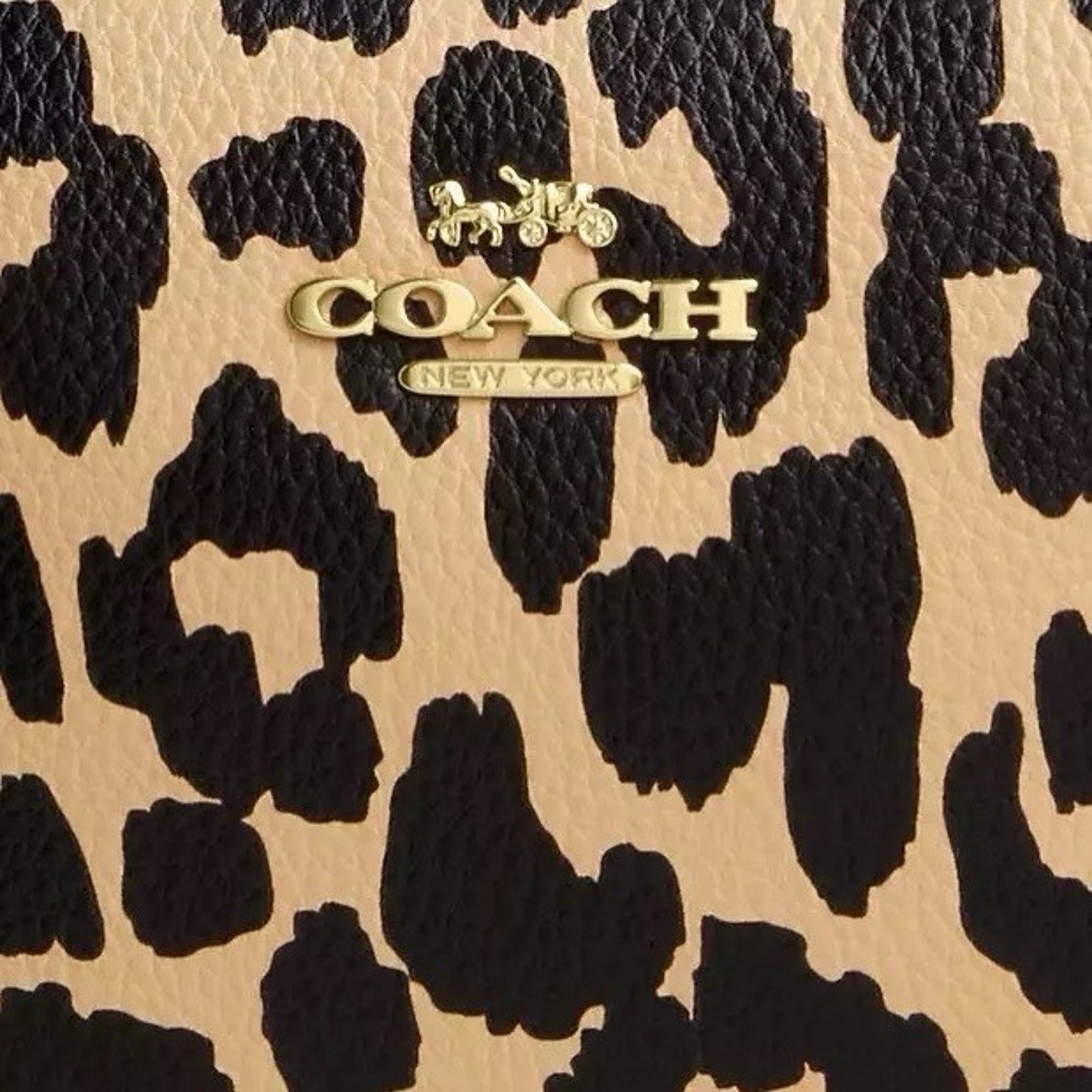 Coach NWT Coach Mini Jamie Camera Bag CBL95 Gold/Leopard Size ONE SIZE - 10 Thumbnail