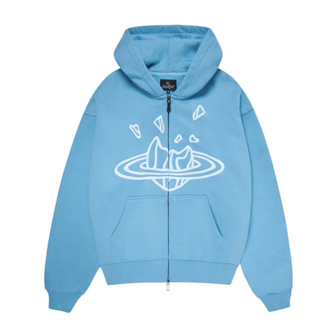 Broken Planet Zip-Up Hoodie Light Blue Size US L / EU 52-54 / 3 - 1 Thumbnail