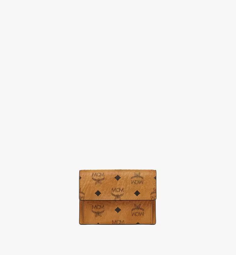 MCM o1mt1gz0125 Size: OS / Aren Card Holder in Brown/Black Size ONE SIZE - 1 Thumbnail