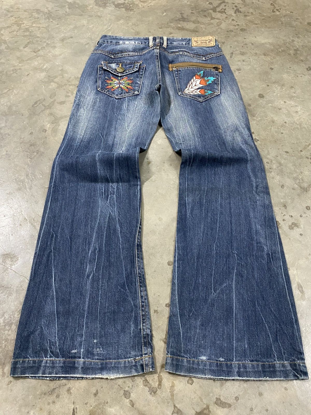 Tornado Mart Flare Jeans Japanese Origenal Japan Brand Denim @293 Size US 30 / EU 46 - 1 Thumbnail