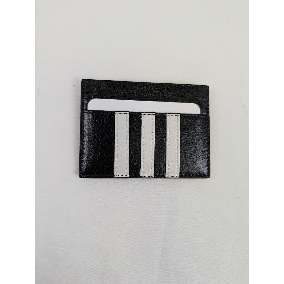 Adidas × Balenciaga o1rshd1 Size: OS / Arena Lamb Card Holder Black/White Size ONE SIZE - 4 Thumbnail