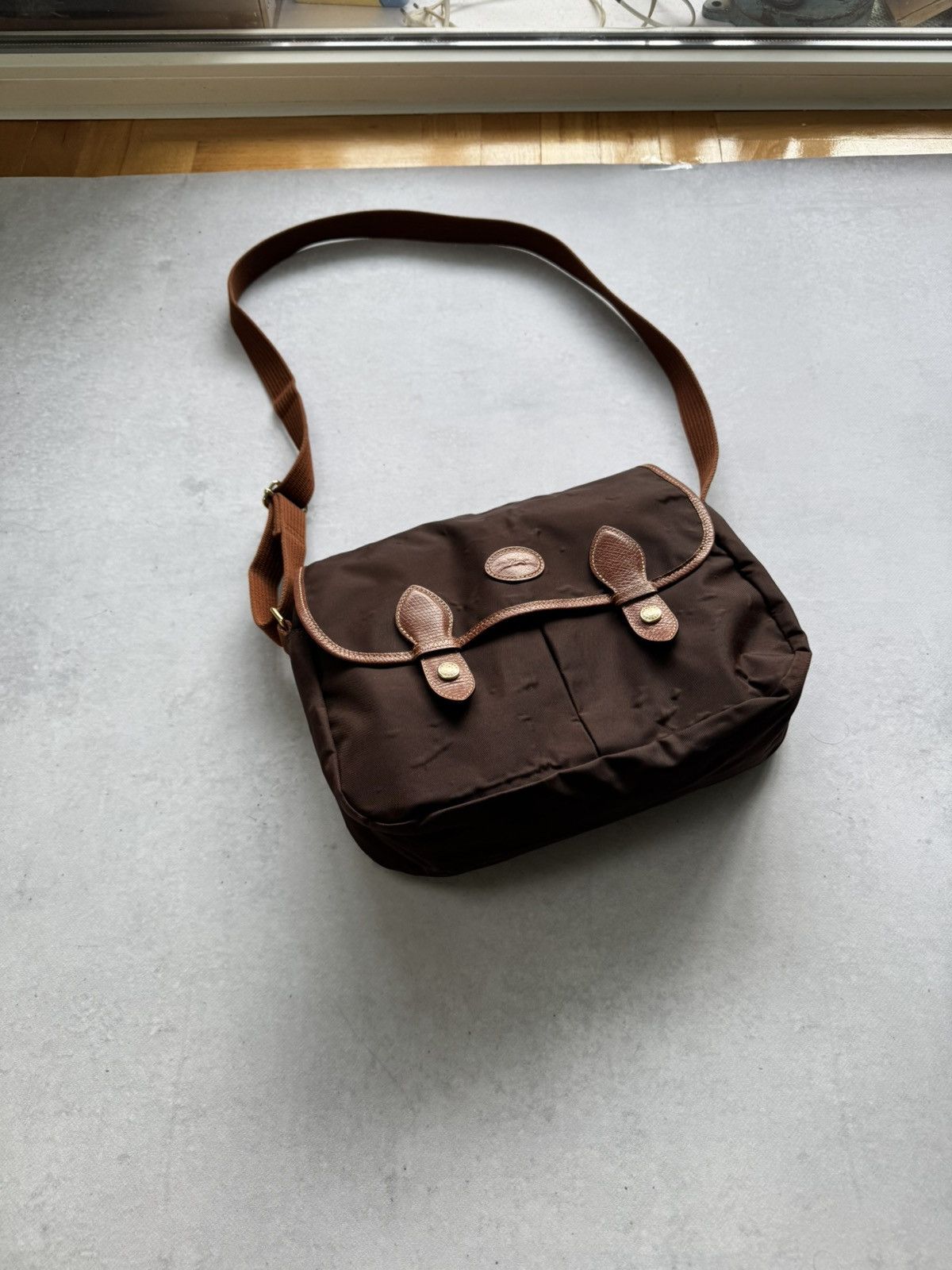 Longchamp Vintage Longchamp Crossbody Distressed bag Size ONE SIZE - 2 Thumbnail