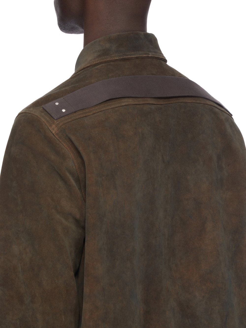 Rick Owens RICK OWENS FW25 CONCORDIANS RUNWAY BRAD JKT IN INDIGO SUEDE Size US L / EU 52-54 / 3 - 4 Thumbnail
