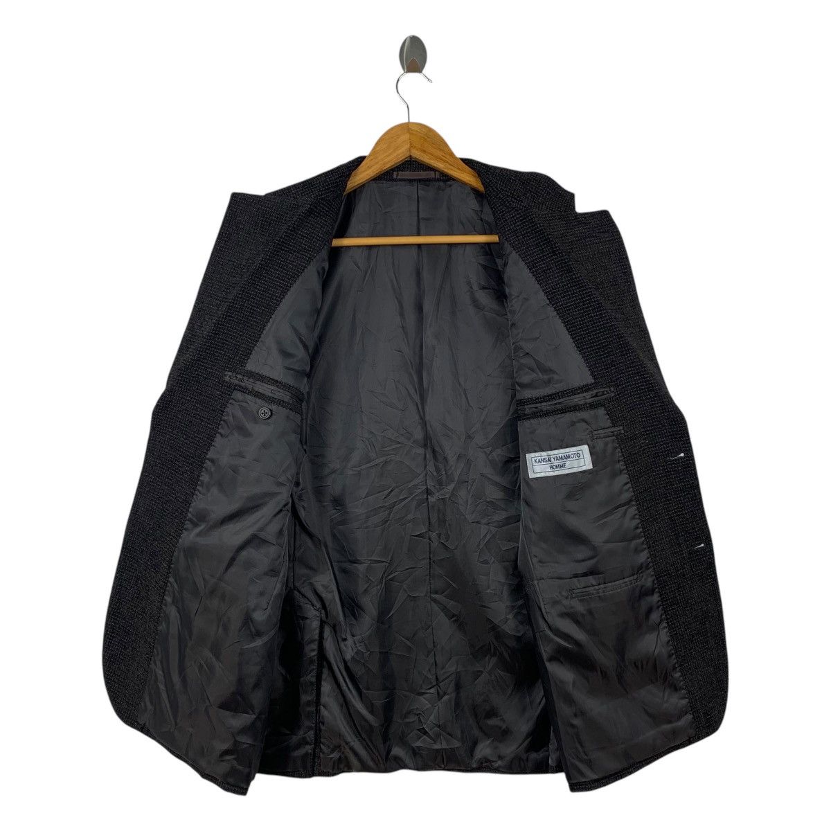 Japanese Brand × Kansai Yamamoto KANSAI YAMAMOTO Homme Japanese Brand Blazer Coat Jacket Size US L / EU 52-54 / 3 - 3 Thumbnail