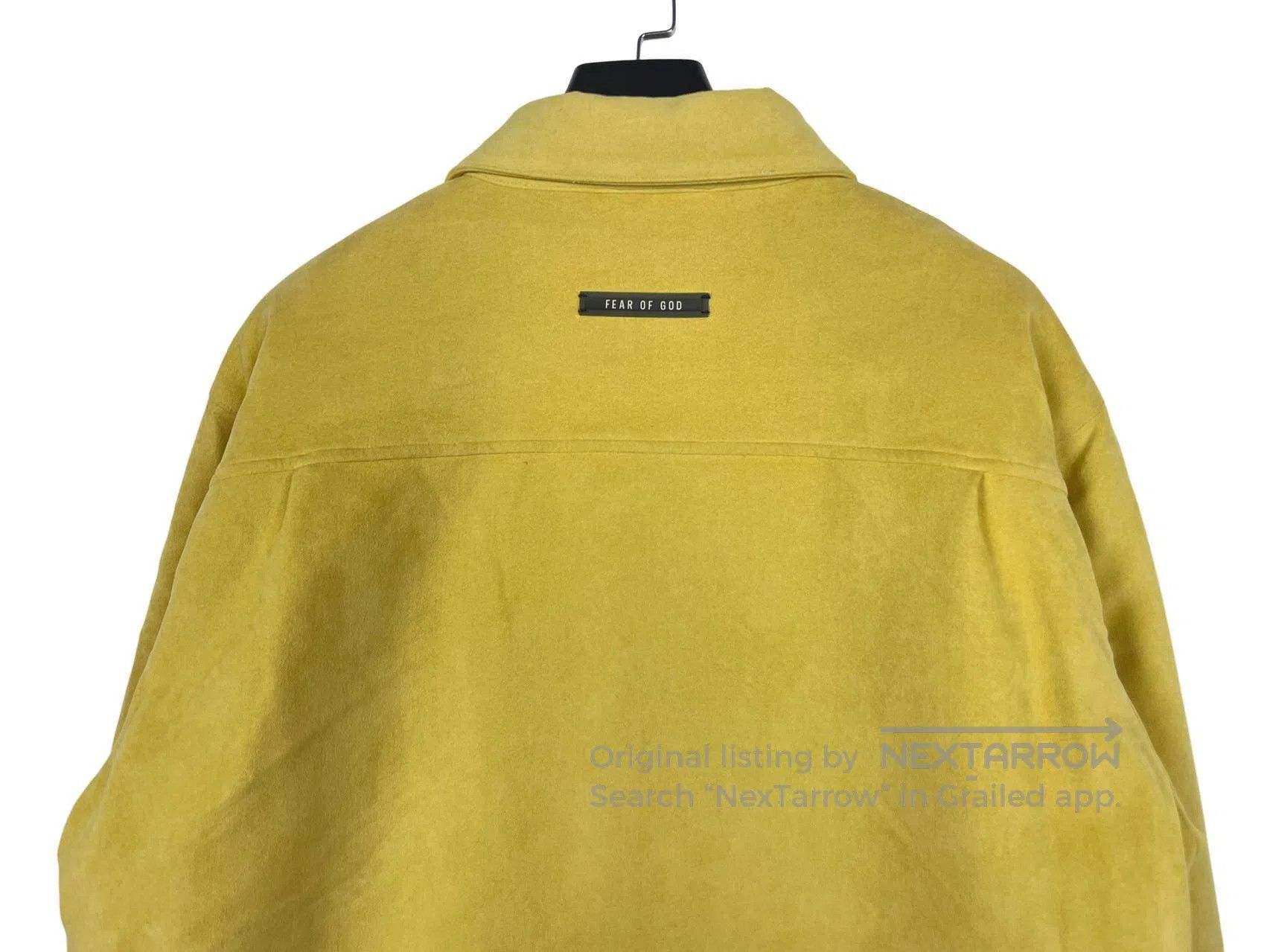 Fear of God FEAR OF GOD Lemon Yellow Suede Jacket Size US L / EU 52-54 / 3 - 4 Thumbnail