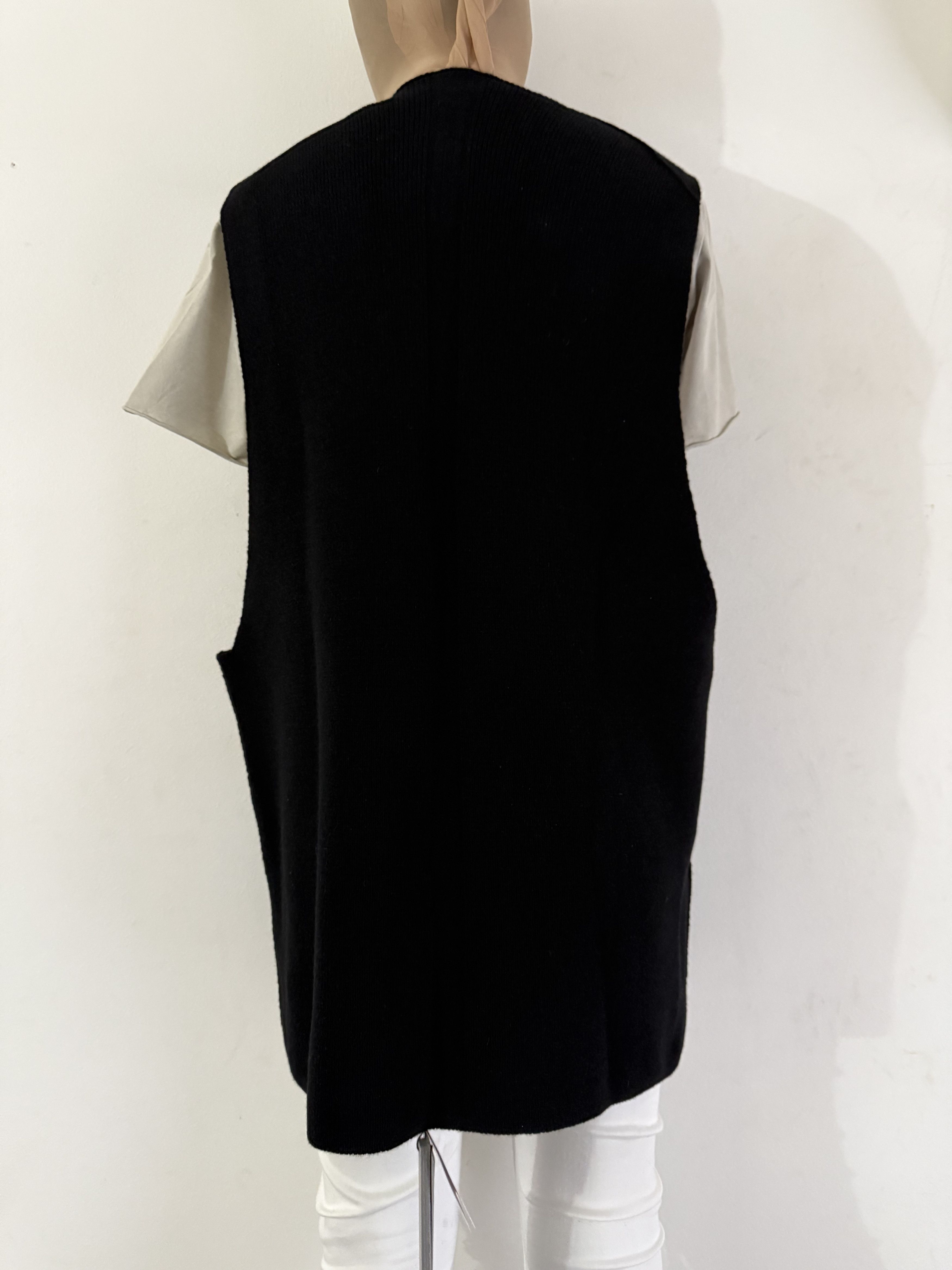 Rick Owens Cashmere V-Tank in Black Size US L / EU 52-54 / 3 - 14 Thumbnail