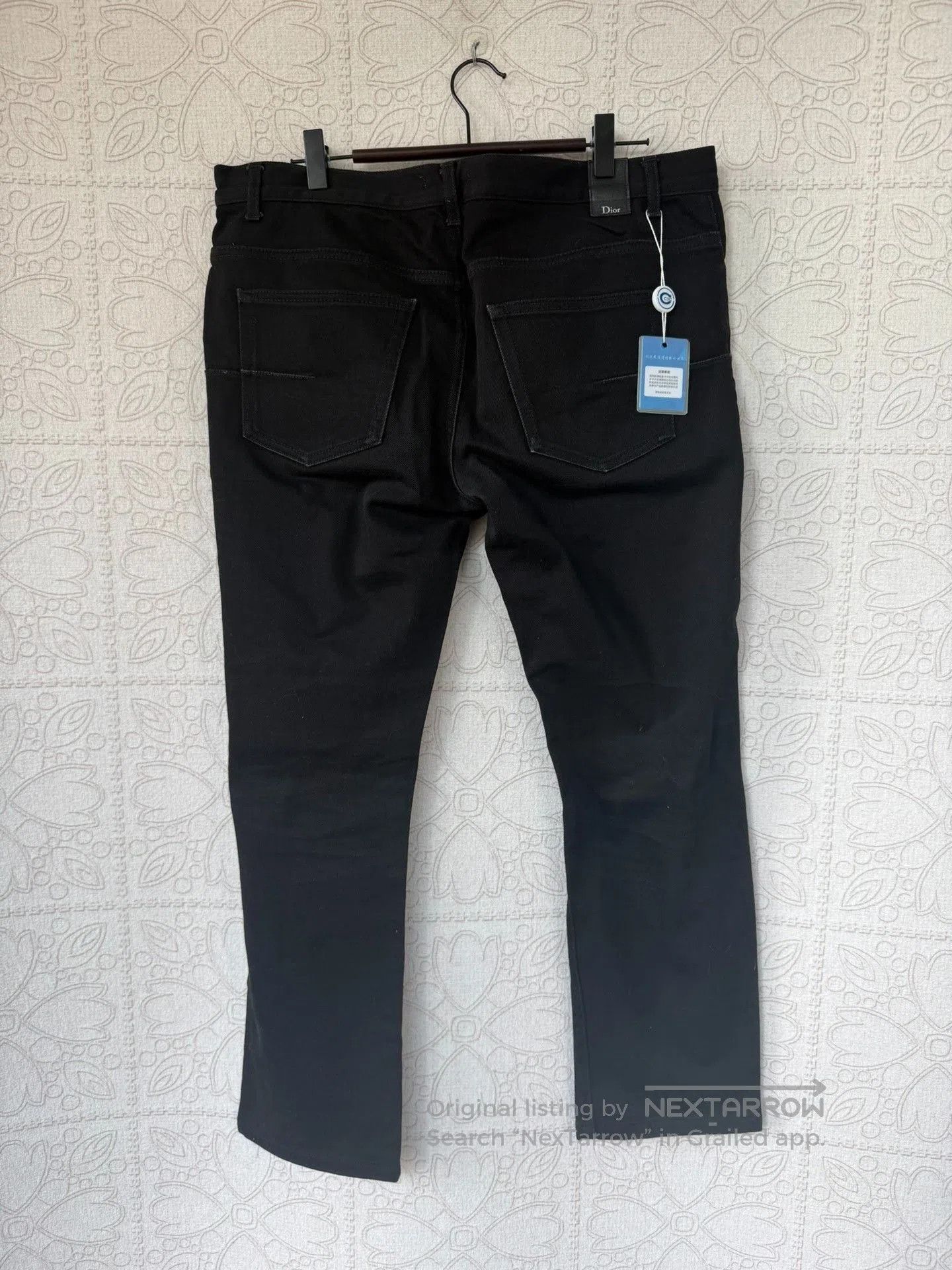Dior Dior Logo Denim Pants in Black. Size US 33 - 2 Thumbnail