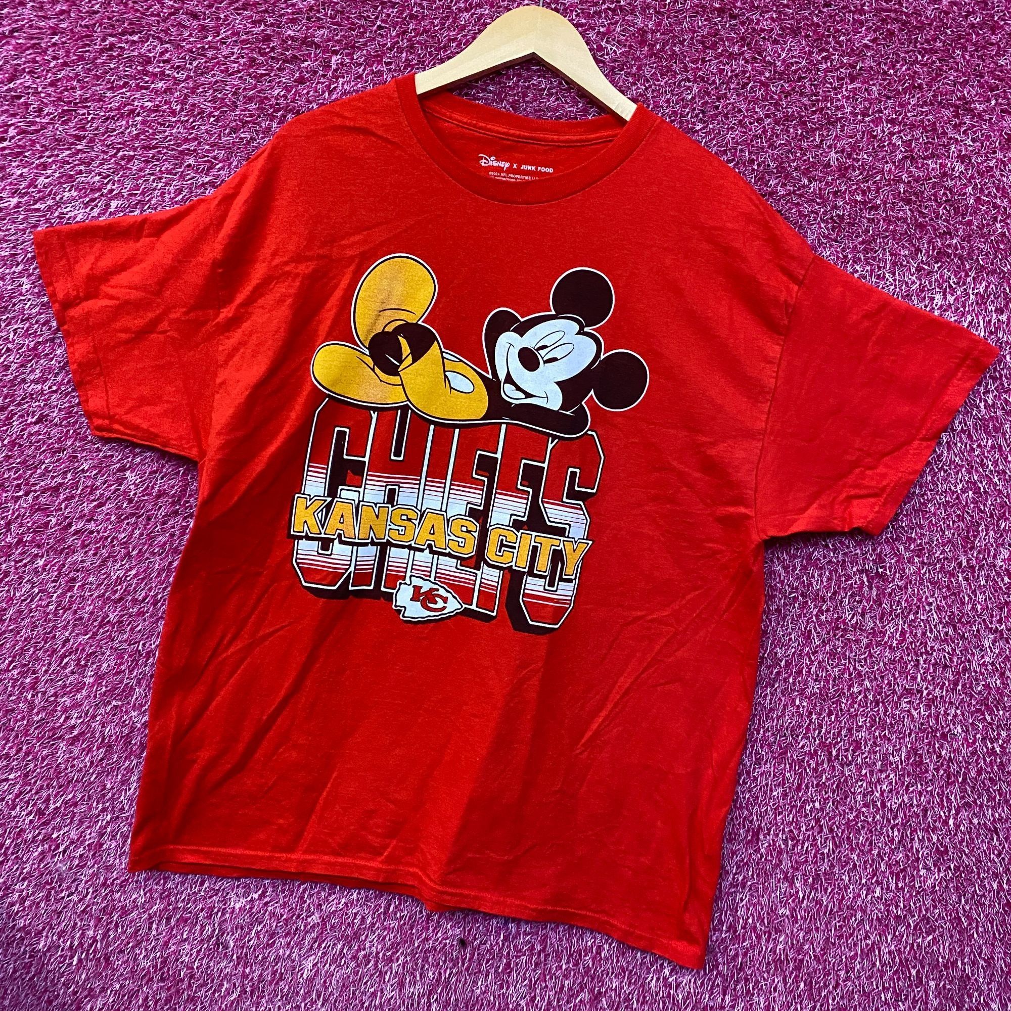 Junk Food Junk Food x NFL Disney Mickey Mouse Kick Back Kansas City Ch Size US L / EU 52-54 / 3 - 3 Thumbnail