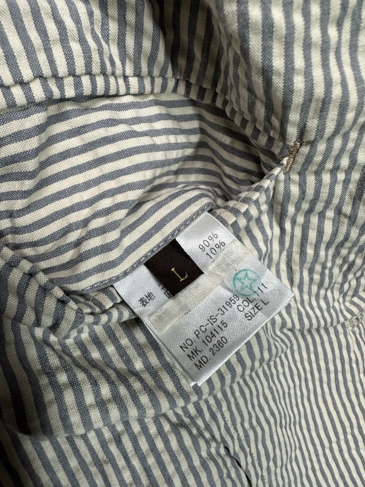 Paul Smith Paul Smith Seersucker Stripe Blazer Size 38R - 10 Thumbnail