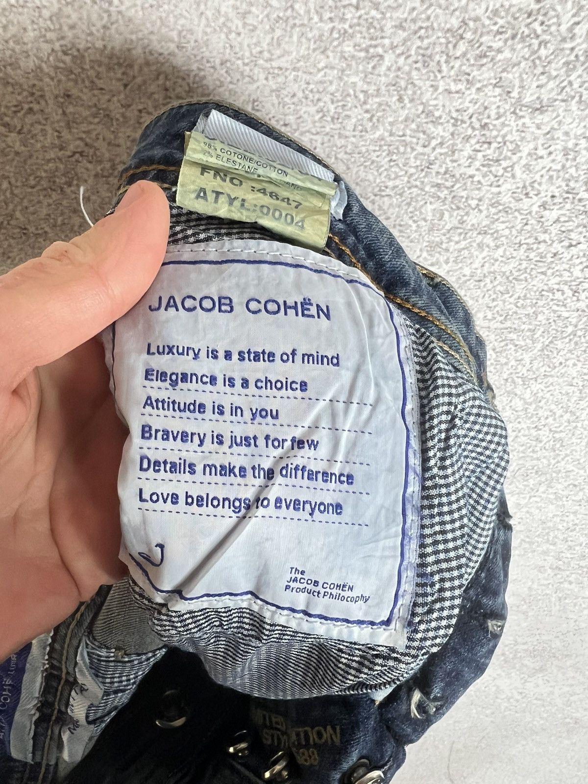 Jacob Cohen Jacob Cohen Men’s Jeans 688 Style Limited Edition Size US 32 / EU 48 - 16 Thumbnail