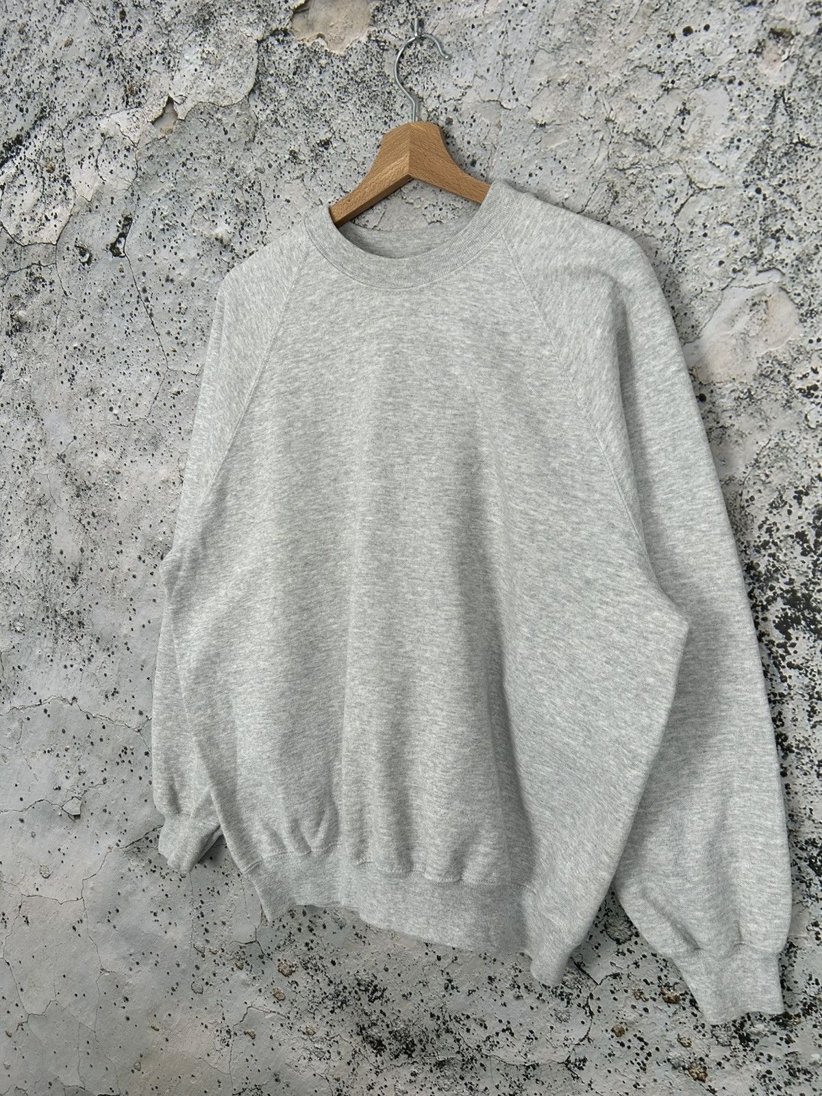 Fruit Of The Loom Vintage Baggy FOTL Basic Crewneck Streetwear Hype Skate Size US L / EU 52-54 / 3 - 2 Thumbnail
