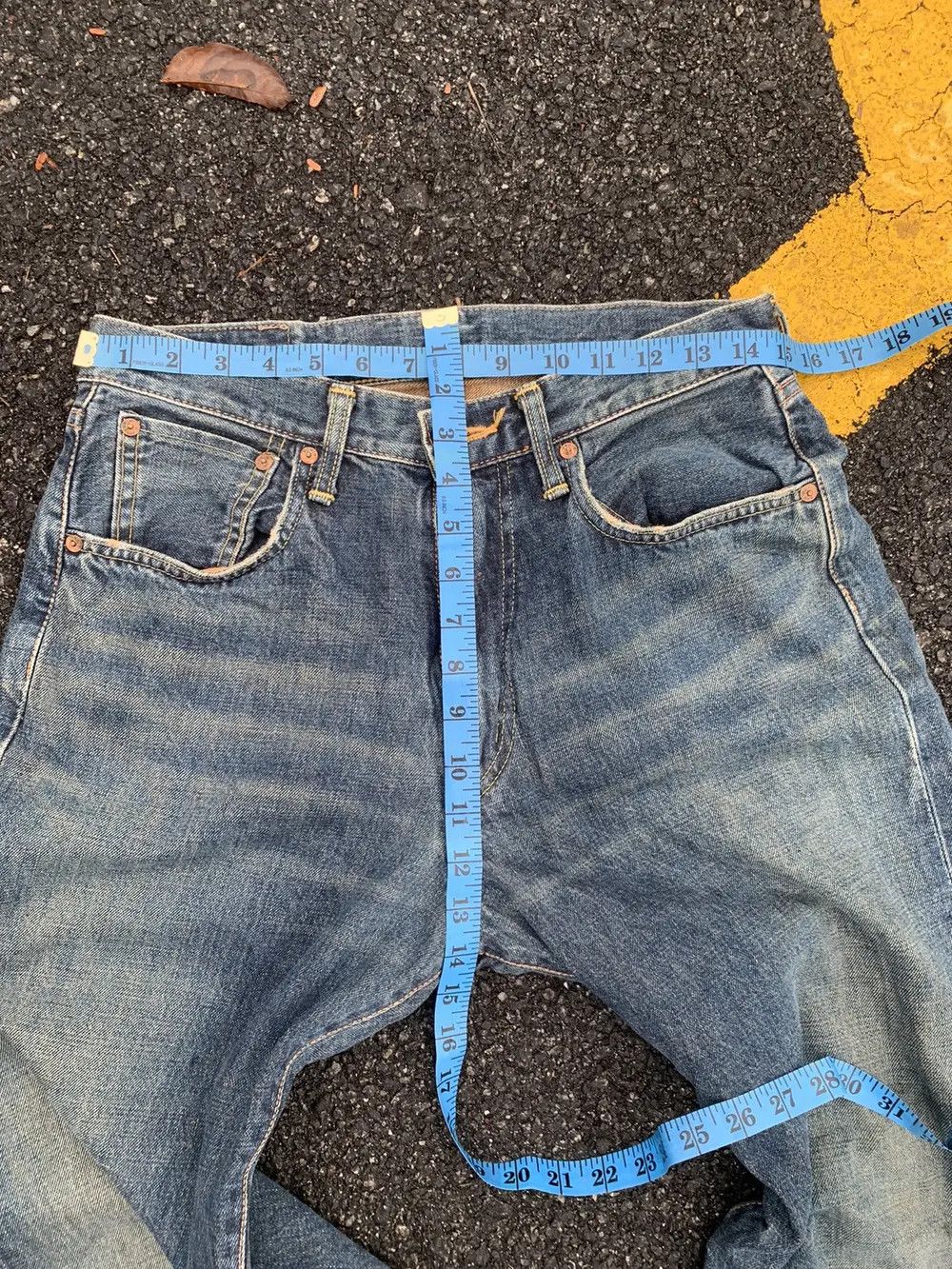 Edwin EDWIN 505 SELVEDGE & RUSTY DENIM. Size US 30 / EU 46 - 11 Thumbnail