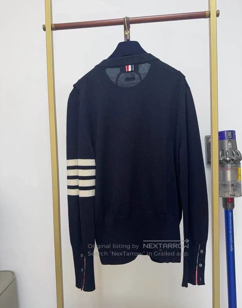 Thom Browne Thom Browne Blue sweater Size US M / EU 48-50 / 2 - 2 Thumbnail