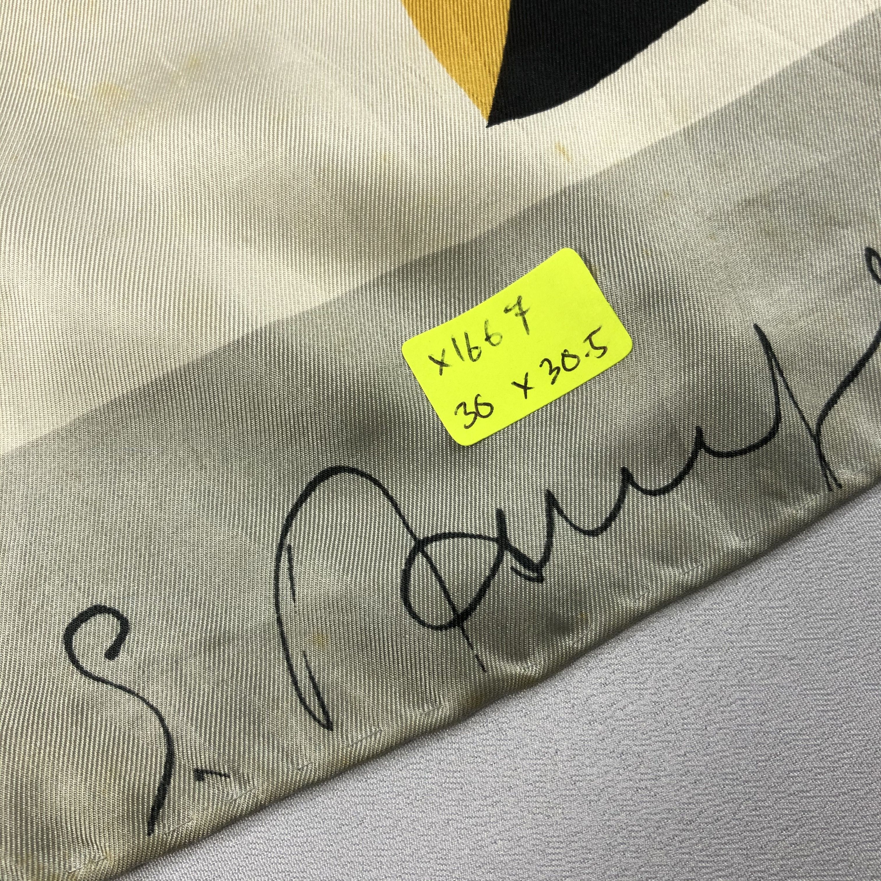 Vintage vintage Silk Scarf Size ONE SIZE - 10 Thumbnail