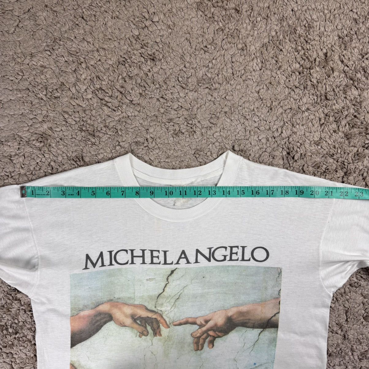 Vintage Vintage Art Michelangelo Cappelia Sistina Roma T-shirt Size US M / EU 48-50 / 2 - 17 Thumbnail