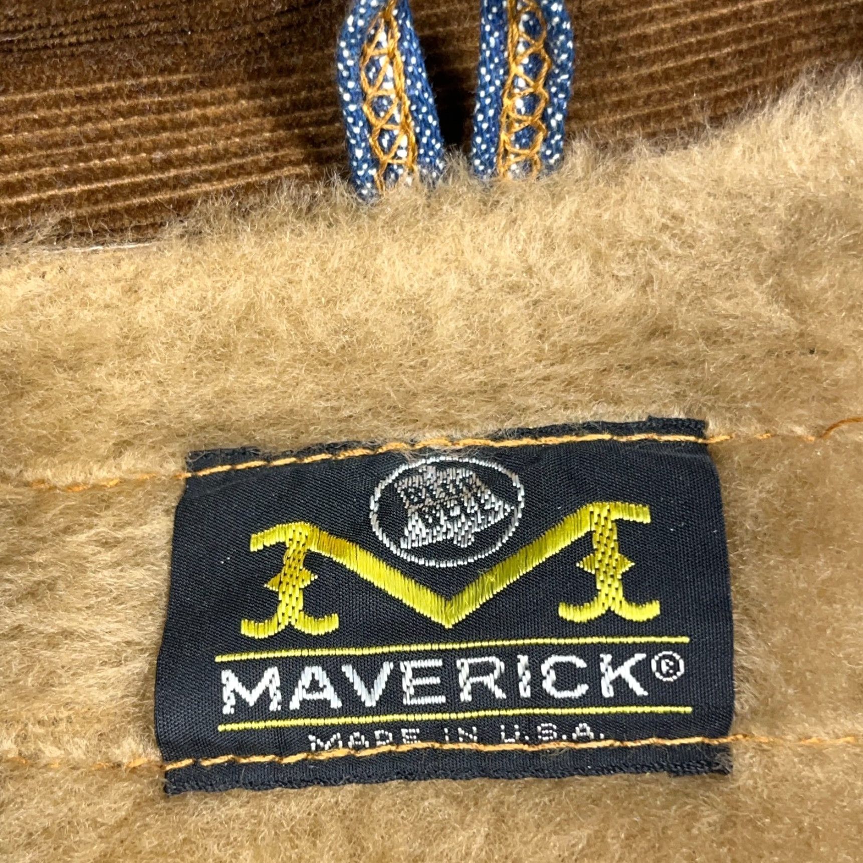 Bell VINTAGE Maverick Denim Jacket Men 44 Blue Lined 70s USA Made Jacket Size US S / EU 44-46 / 1 - 6 Thumbnail
