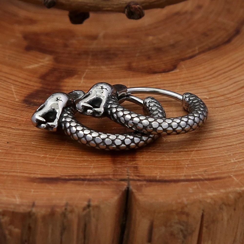 Japanese Brand × Vintage Unique Snake Earrings Size ONE SIZE - 3 Thumbnail