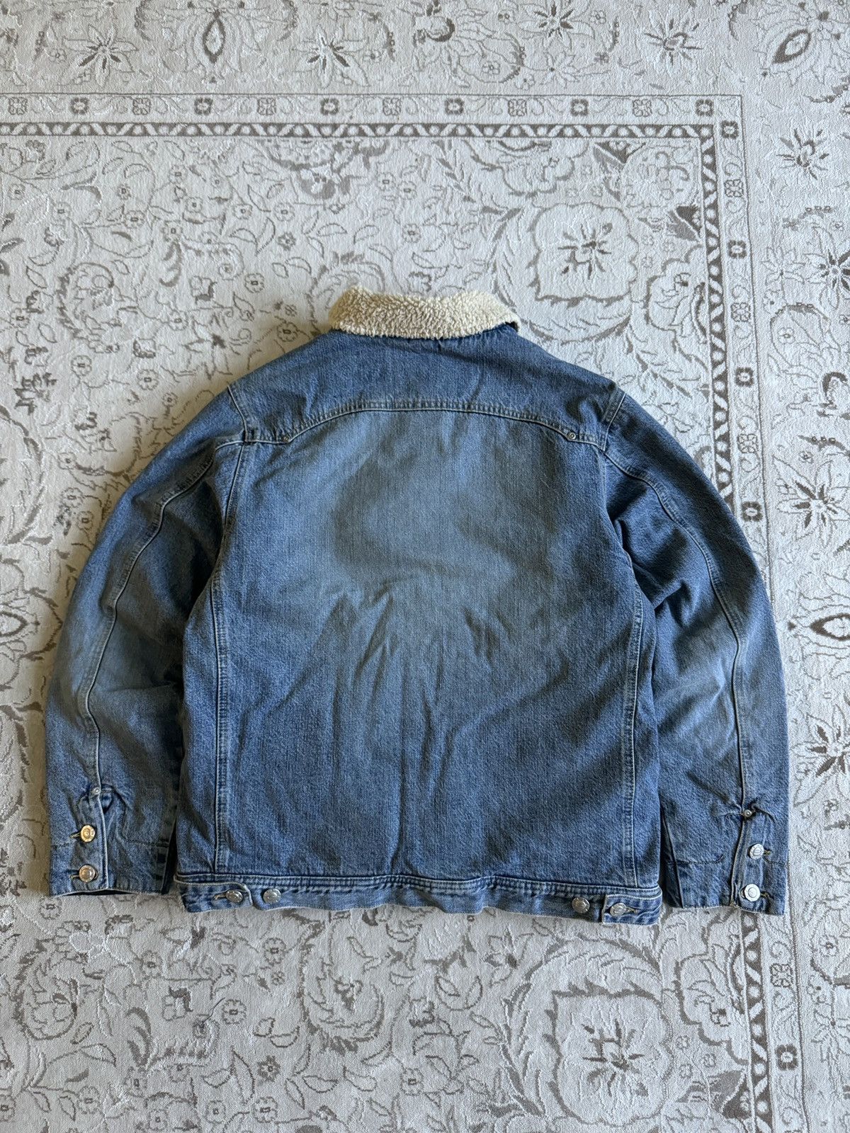 Oakley Vintage 90s Oakley Denim Sherpa Jacket Streetwear Size US M / EU 48-50 / 2 - 3 Thumbnail