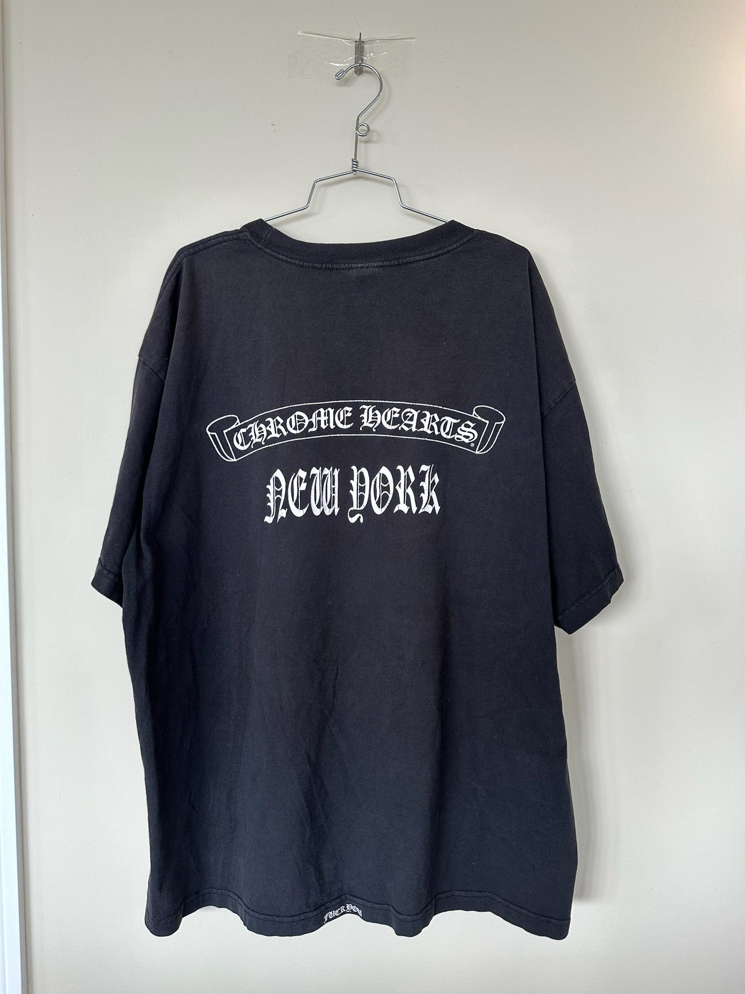 image of 1997 Nyc Opening Day Chrome Hearts Shirt in Black, Men's (Size 2XL)