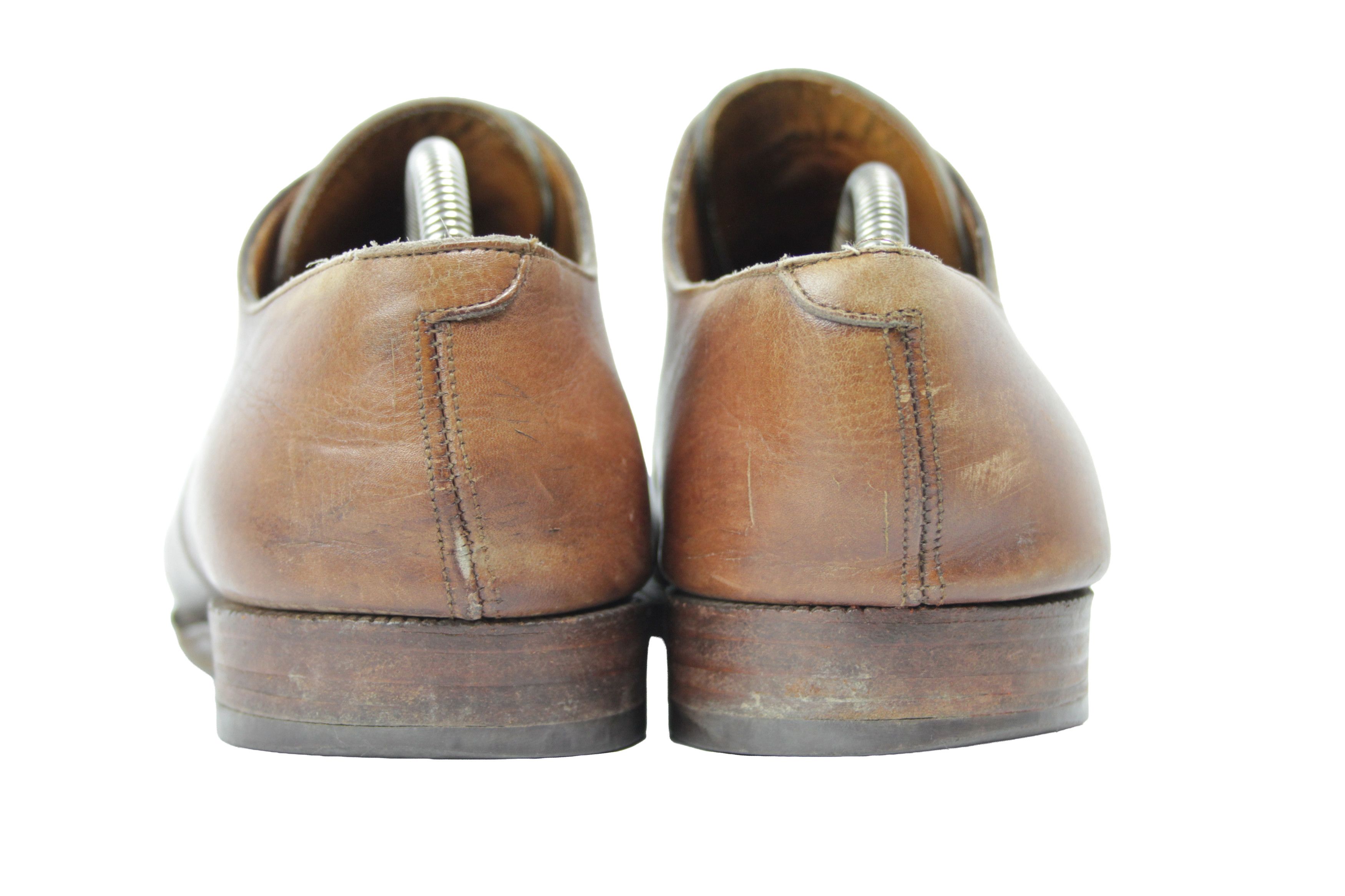John Lobb 90S Bespoke 5-Eyelet Cap Toe Blucher Derby Vintage Size US 10.5 / EU 43-44 - 11 Thumbnail