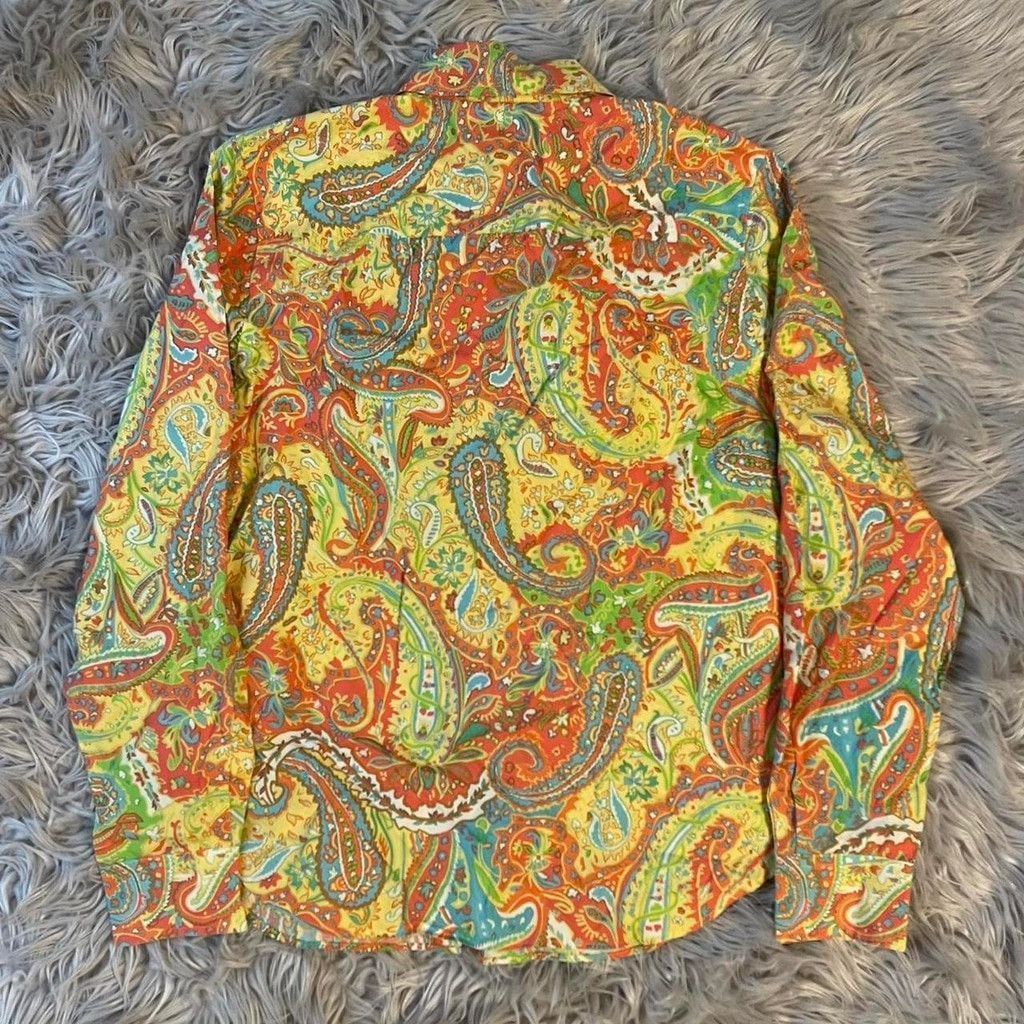 Ralph Lauren Lauren Ralph Lauren 90s womens colorful paisley size S Size 3XL / US 20-22 - 2 Thumbnail