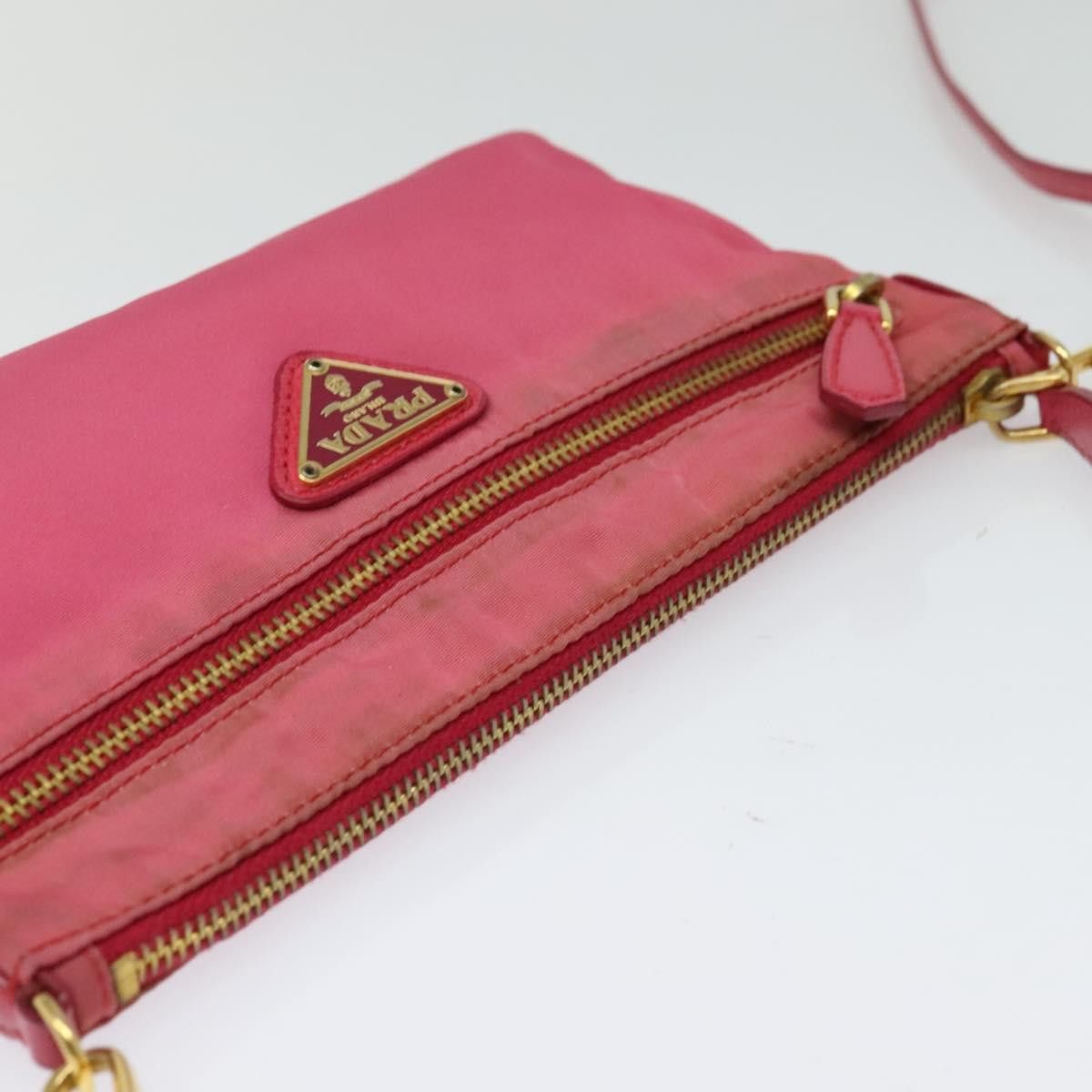 Prada PRADA Shoulder Bag Nylon Pink Gold Size ONE SIZE - 6 Thumbnail