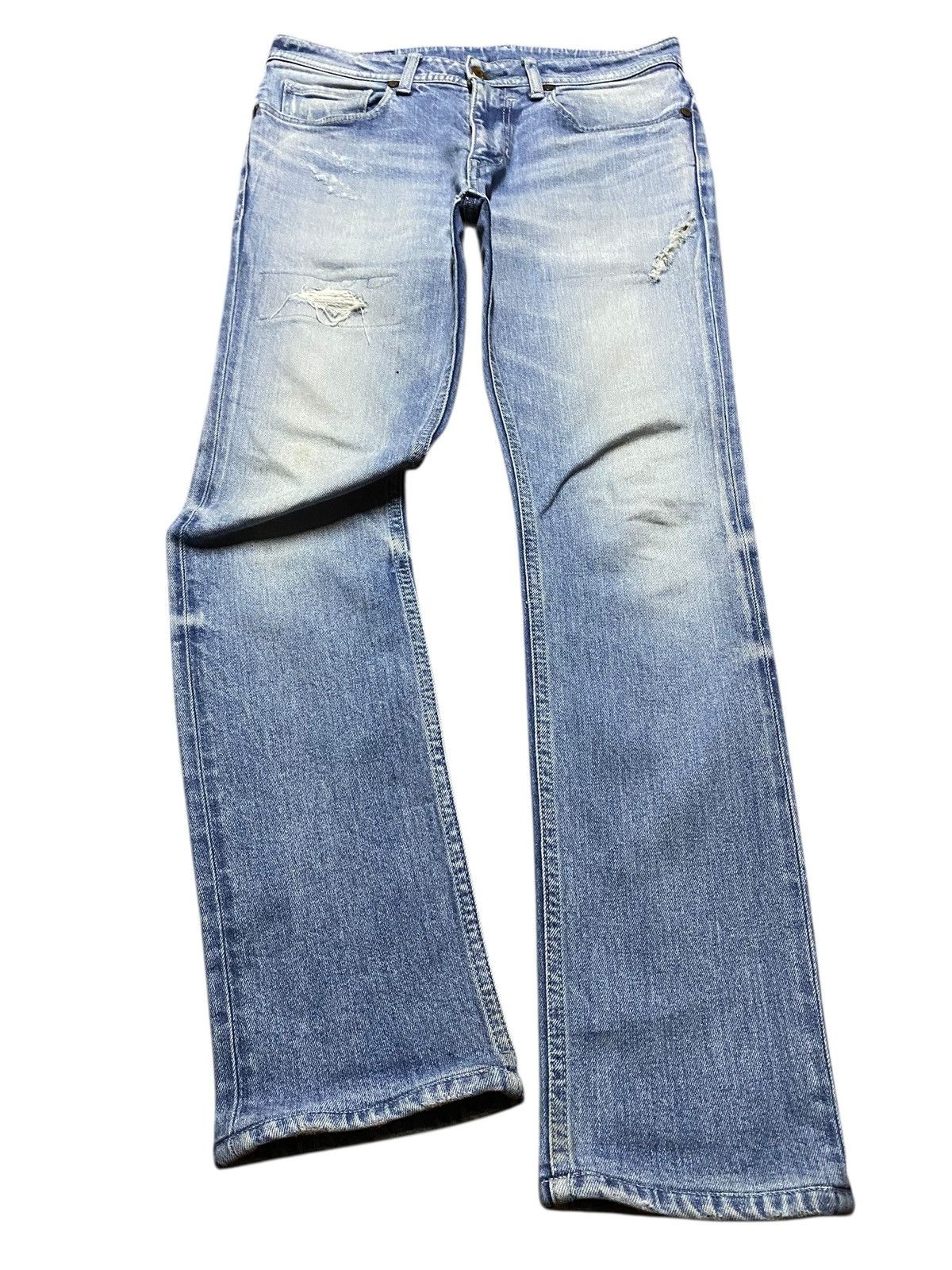 Japanese Brand Japanese Brand Rippo Trenta Anni Distressed Slim Jeans Size US 30 / EU 46 - 1 Thumbnail