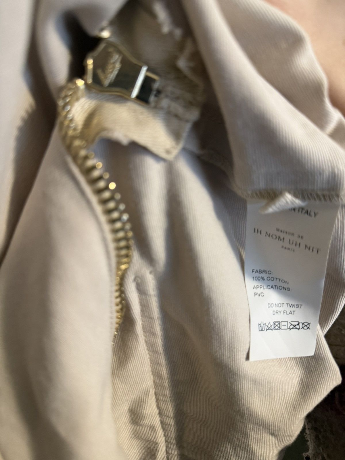Ih Nom Uh Nit Ih Nom Uh Nit Paris Beaded Graphic Parka Jacket Beige Size S Size US S / EU 44-46 / 1 - 6 Thumbnail