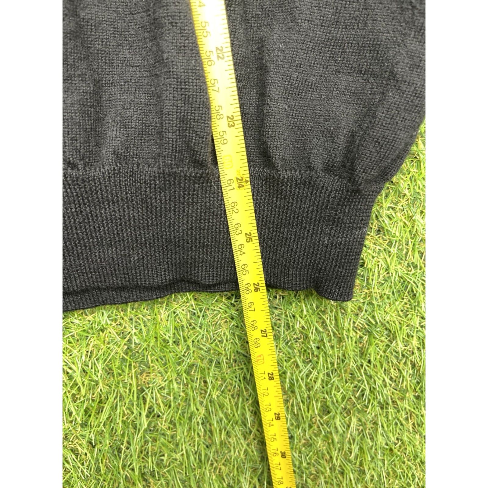 Pronto Uomo VINTAGE Pronto Uomo Sweater Pullover Mens Large Black Wool Knit Mock Neck Business Casual Winter Size US L / EU 52-54 / 3 - 4 Thumbnail