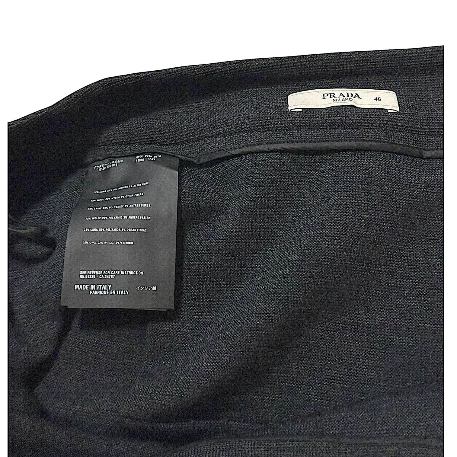 Prada Prada FW10 Archival Ponte Mini Skirt IT46 Size 32" / US 10 / IT 46 - 3 Thumbnail