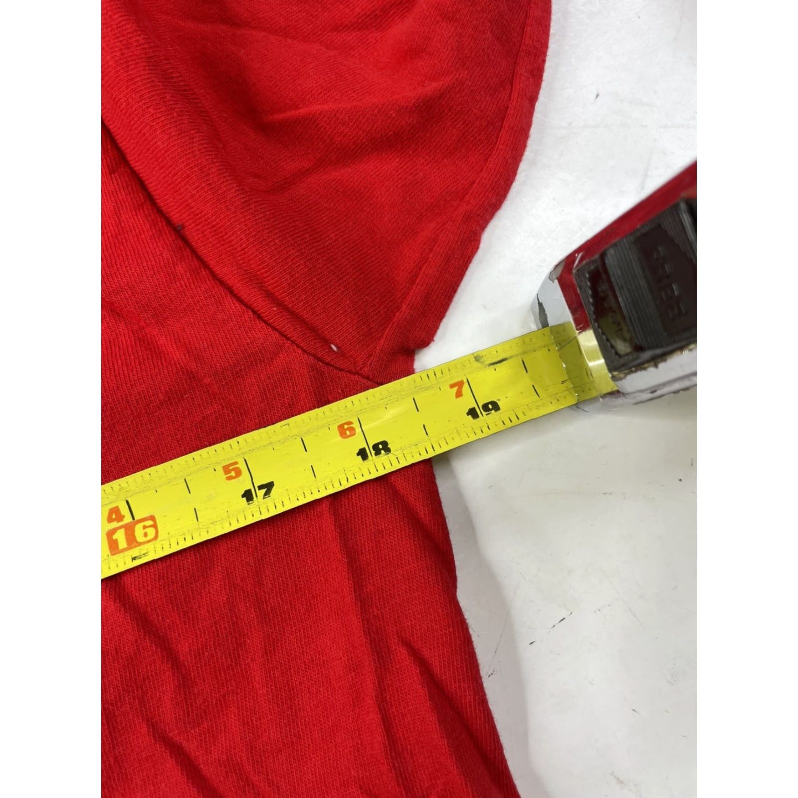 Vintage VINTAGE Signal 1984 Democratic Convention T-Shirt Shirt Long Sleeve Unisex Red CBS Presidential San Francisco Medium L 1980s Mens Womens Boys Girls Size US L / EU 52-54 / 3 - 6 Thumbnail
