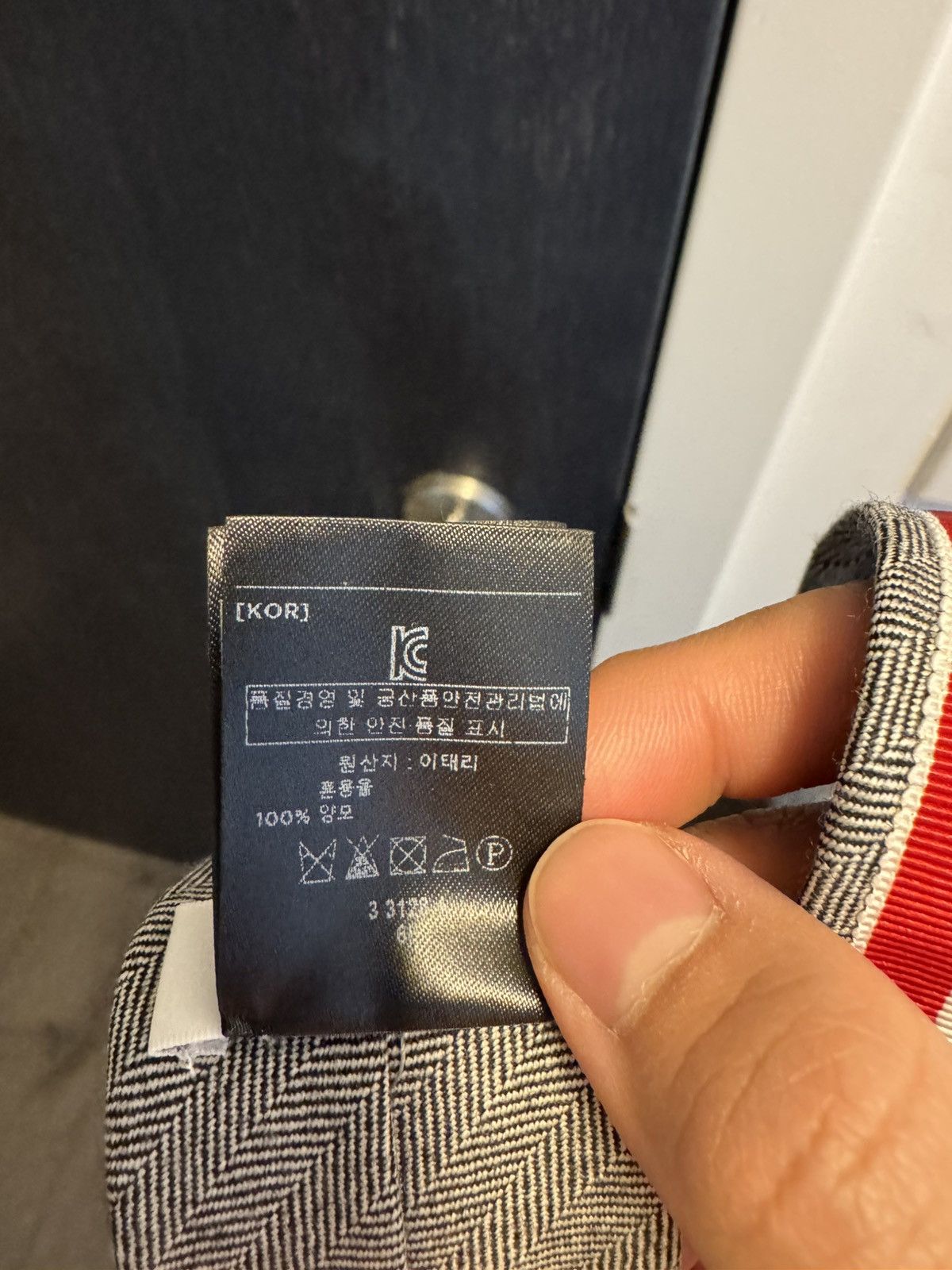 Thom Browne Thom Browne Black & White Herringbone Tie Size ONE SIZE - 7 Thumbnail