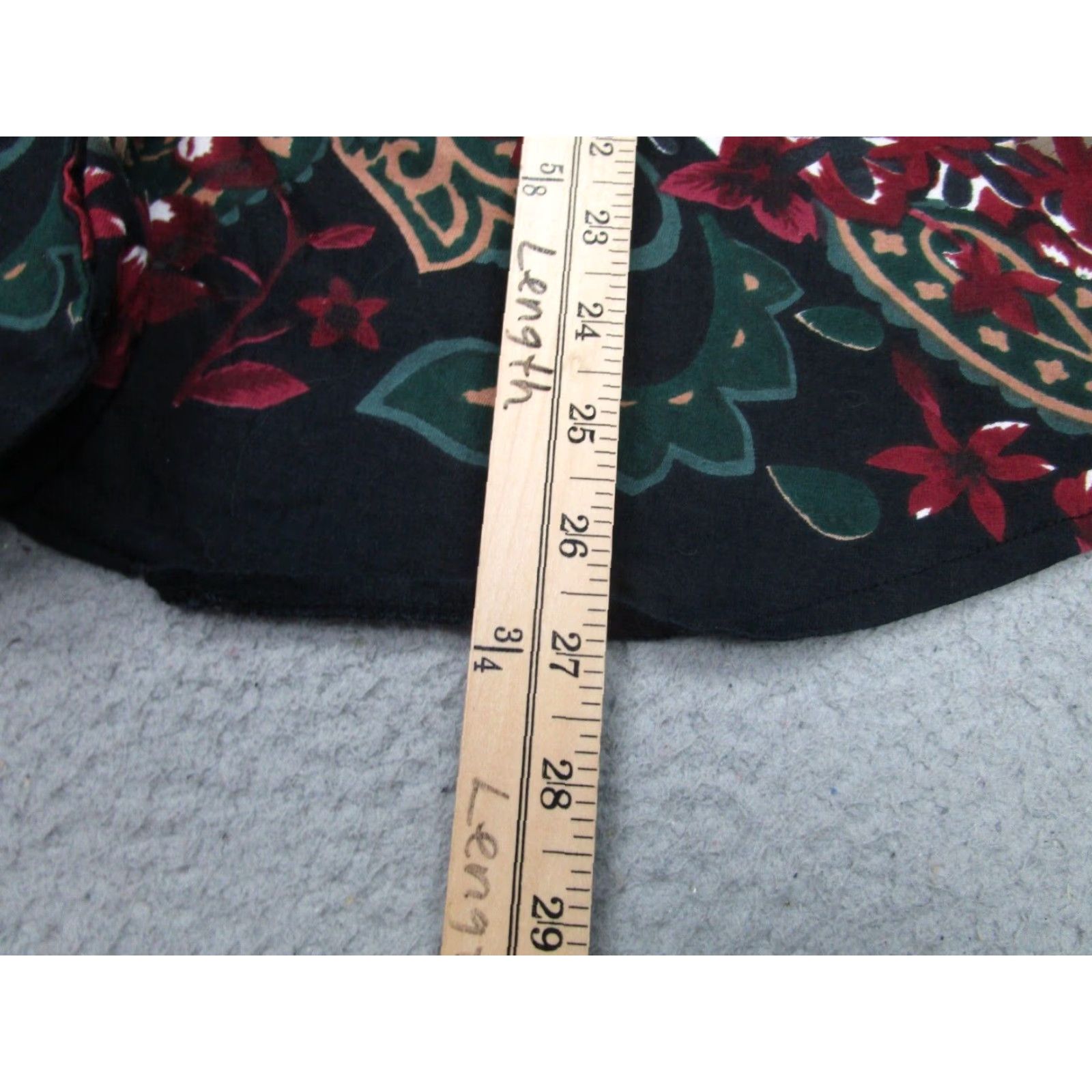 Vintage VINTAGE Take Two Floral Kimono Blouse Womens M Brown Jersey Casual Sleeve Abstract 2000s Size M / US 6-8 / IT 42-44 - 4 Thumbnail