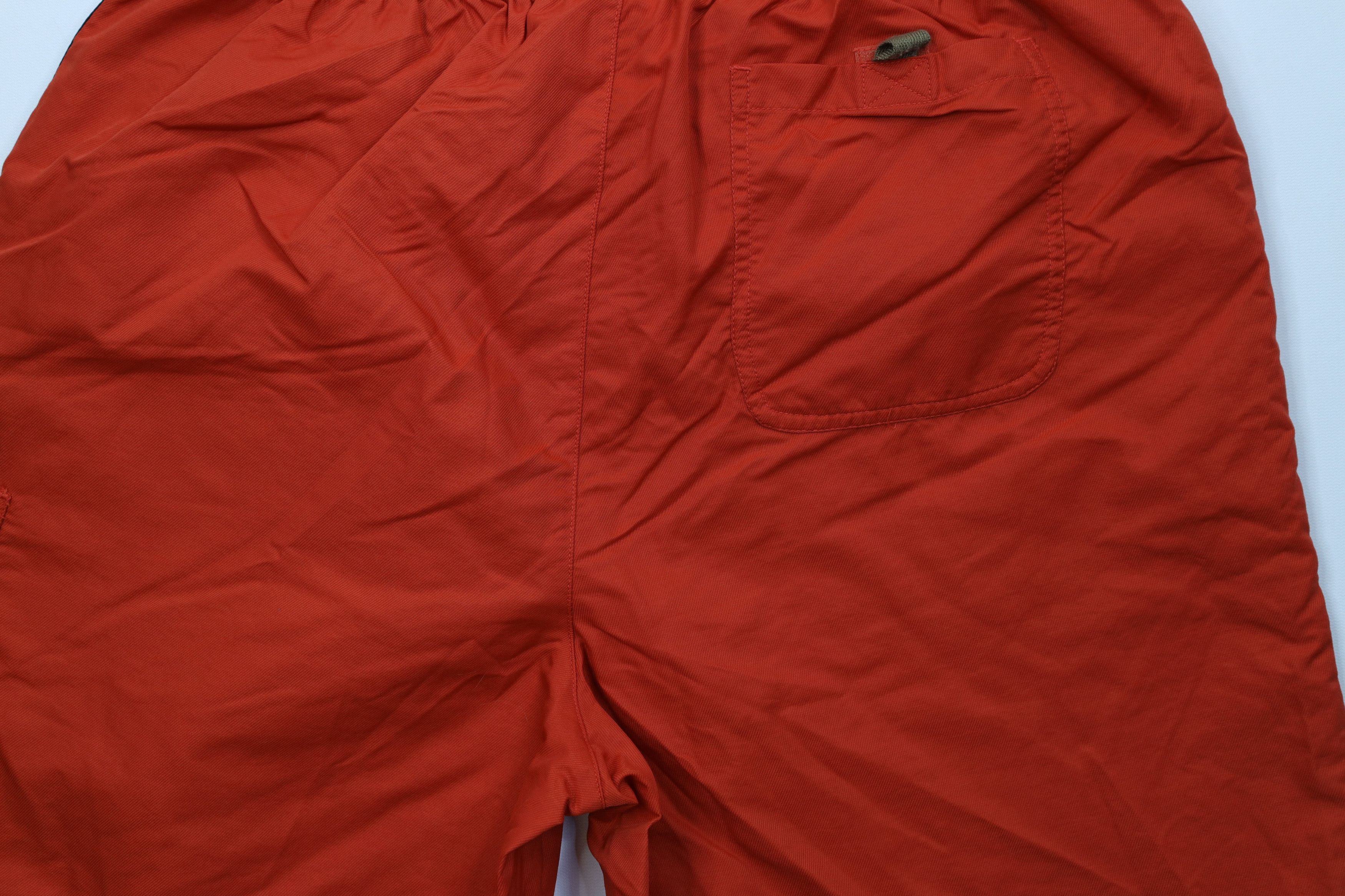 Adidas Vintage 90s Adidas Soccer Shorts Orange Striped Nylon Size US 34 / EU 50 - 11 Thumbnail
