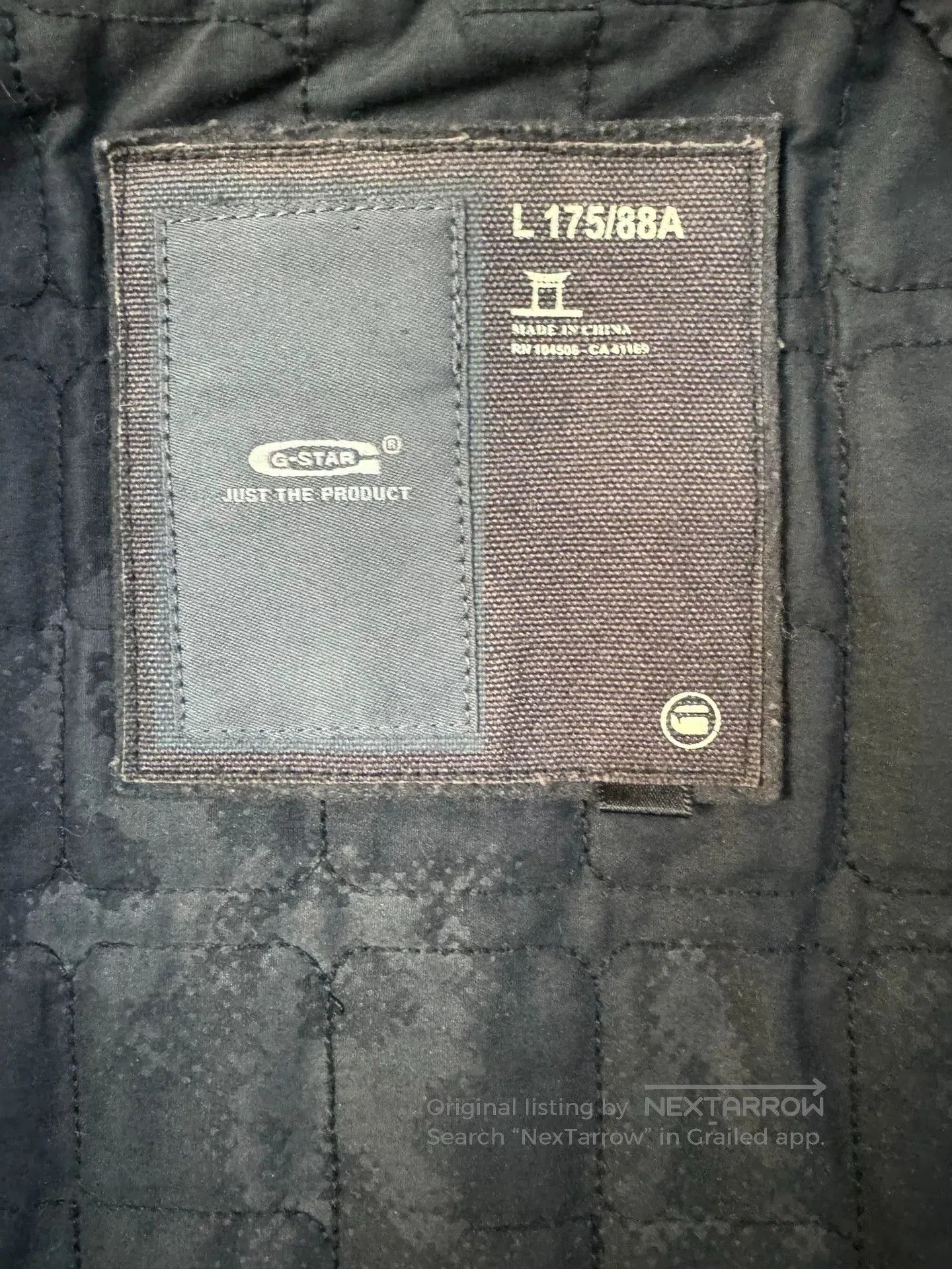G-Star GSTAR RAW Men's Leather Flight Jacket. Size US L / EU 52-54 / 3 - 4 Thumbnail