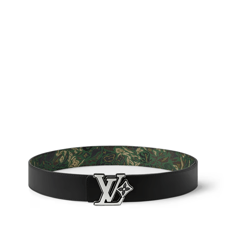 LV Flower Camoflage 40MM Reversible Belt