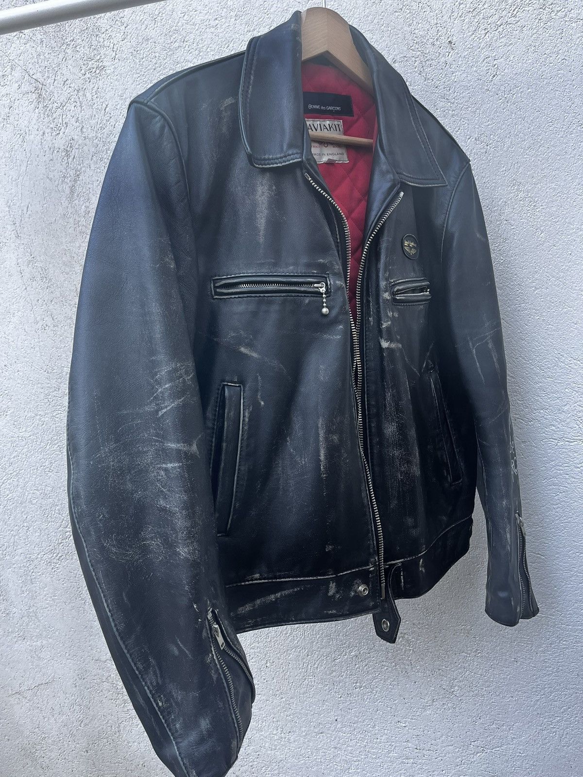 Comme des Garcons Comme des Garçons × Lewis Leathers Aviakit Jacket – Unique Size US XXS / EU 40 - 3 Thumbnail