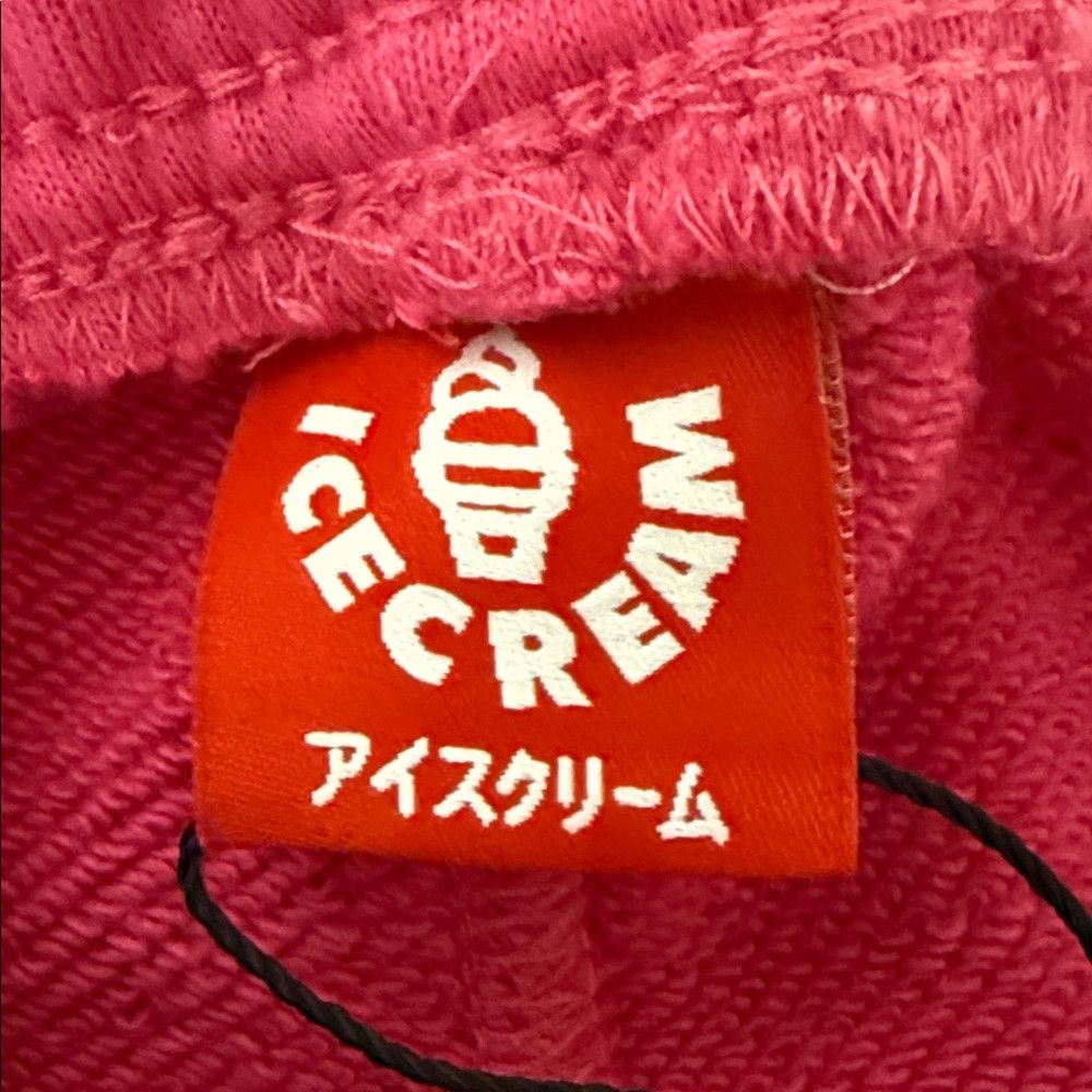 Icecream ICECREAM Logo Sweat Shorts Pink NWT Streetwear Size 2X Size US 34 / EU 50 - 6 Thumbnail