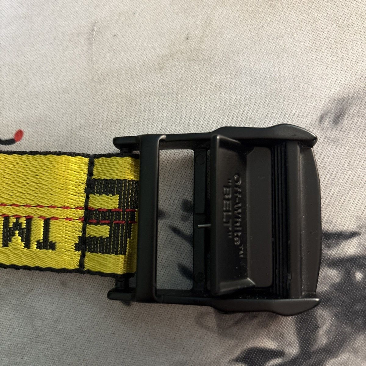 Off-White Off-White yellow/black Industrial Belt Size ONE SIZE - 4 Thumbnail