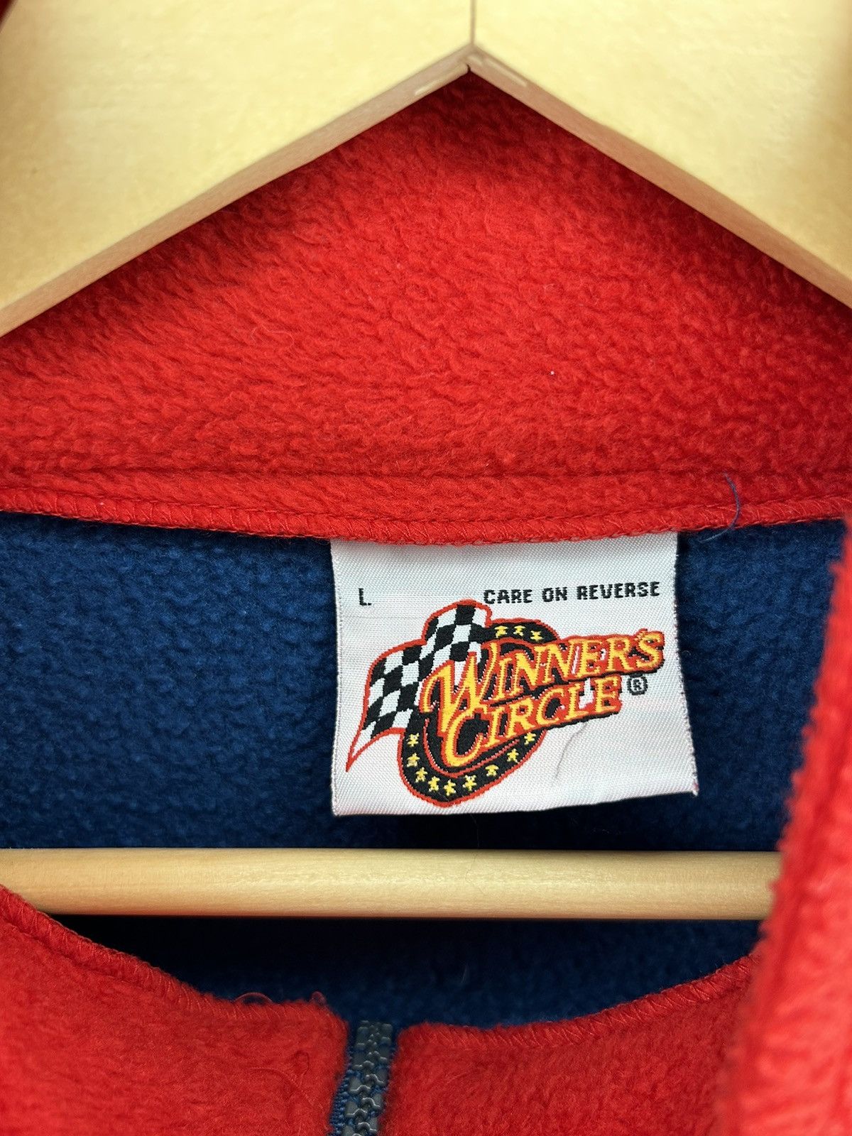 NASCAR Vintage 90s NASCAR Jeff Gordon 1/4 Zip Fleece Sweater Size US L / EU 52-54 / 3 - 6 Thumbnail