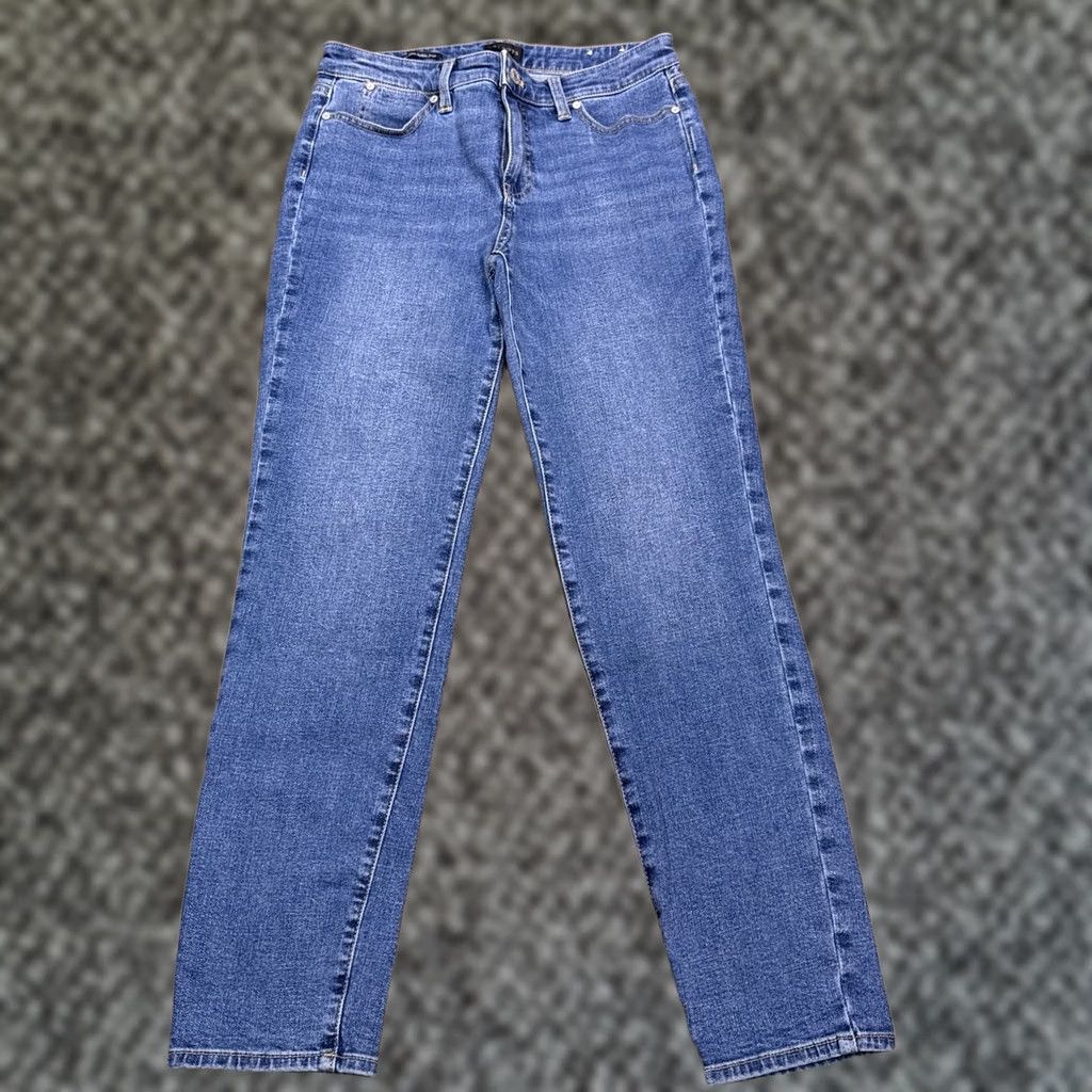 Talbots Talbots Jeans Slim Ankle Womens 4 Mid Rise Stretch Denim 5-Pocket Blue City Vintage: No Mens Womens Girls Size 27" / US 4 / IT 40 - 1 Thumbnail
