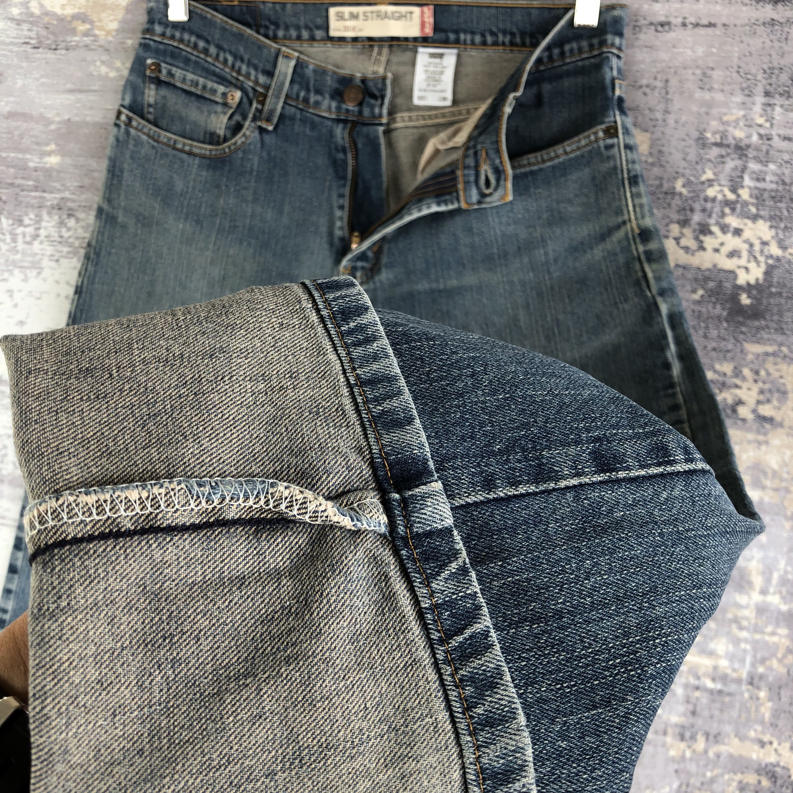 Levi's Vintage Y2k Levis 514 Faded Jeans Levi's Slim Straight Denim Size US 30 / EU 46 - 8 Thumbnail