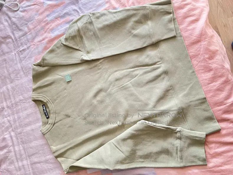 Acne Studios Acne Studios Green Sweatshirt Size M / US 6-8 / IT 42-44 - 2 Thumbnail