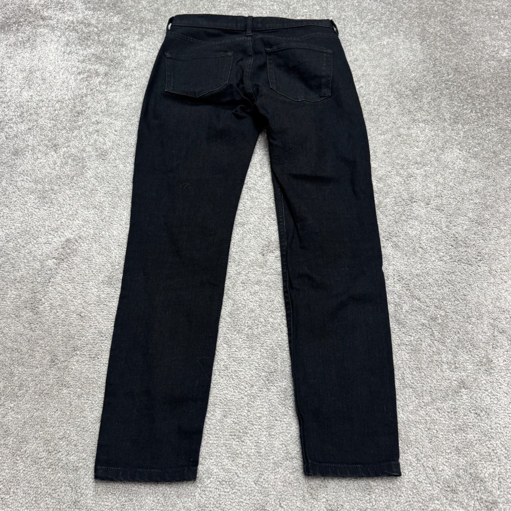 Everlane Everlane Jeans The High Rise Straight Leg Denim Mens 28 Regular Black Dark Wash 5-Pocket Stretch City Streetwear Mens Size 28" / US 6 / IT 42 - 2 Thumbnail