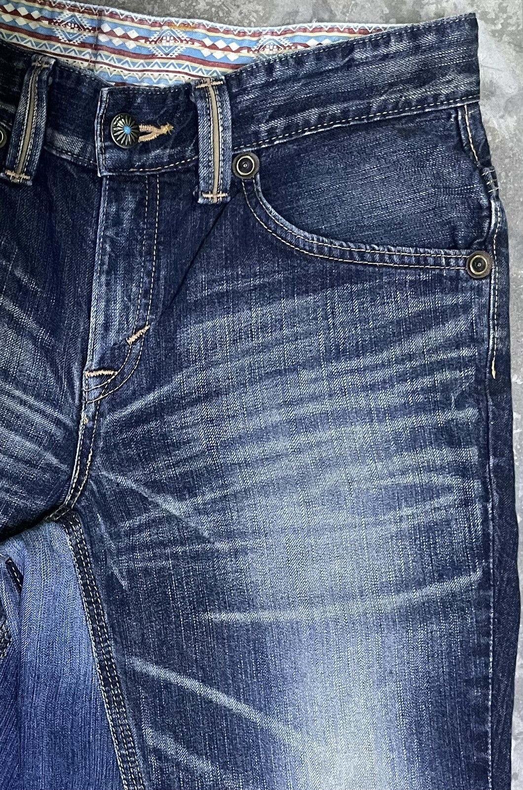 Edwin × Japanese Brand × Vintage Flare Jeans Japan Edwin Lightning Wash Bellbottom Size US 30 / EU 46 - 8 Thumbnail