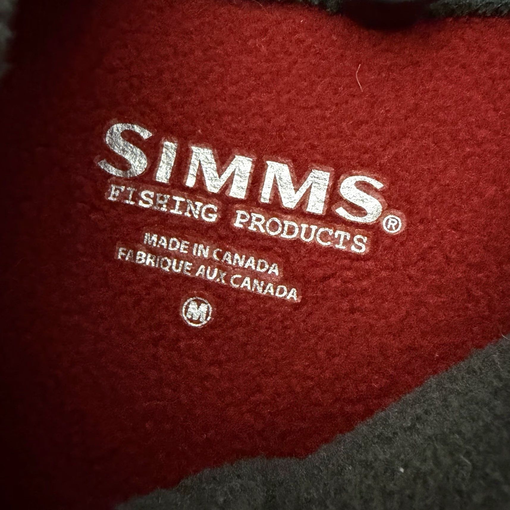 Vintage Simms Quarter Zip Long Sleeve Fleece Pullover Men’s M Red Power Dry Pullover Sweater Mens Size M Red Fleece N/A Size US M / EU 48-50 / 2 - 7 Thumbnail
