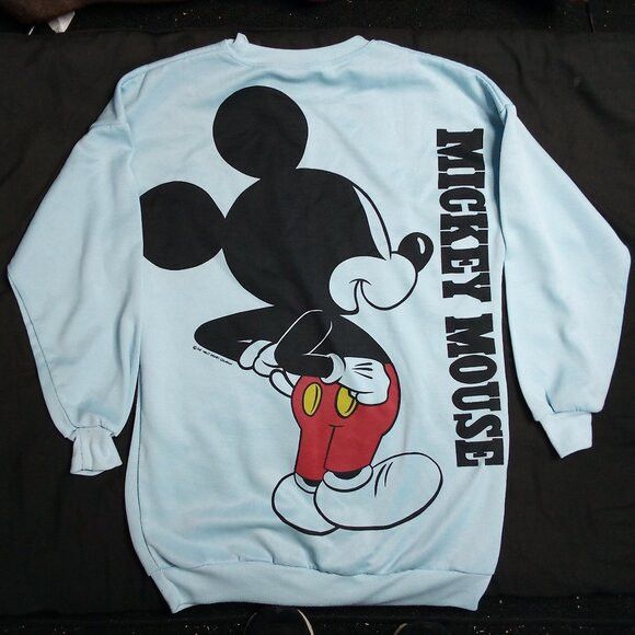 Disney × Mickey Mouse × Vintage DS Vintage 80s Mickey Mouse Big Logo Crewneck Sweatshirt Size US XL / EU 56 / 4 - 5 Thumbnail