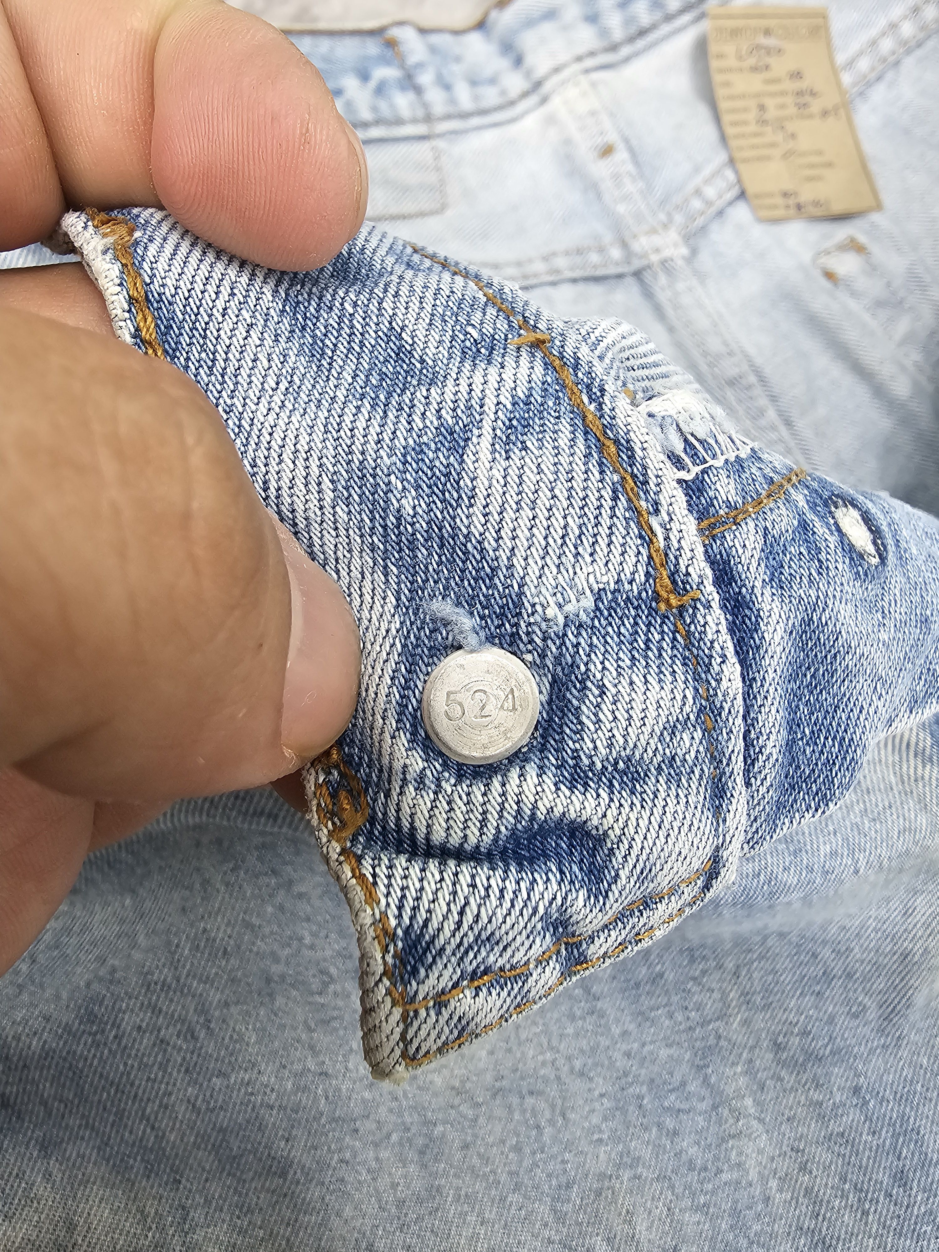 Levi's Vintage Clothing Vtg 90's LEVIS 501 Stain Faded Jeans Made In USA L0550 Size US 28 / EU 44 - 13 Thumbnail